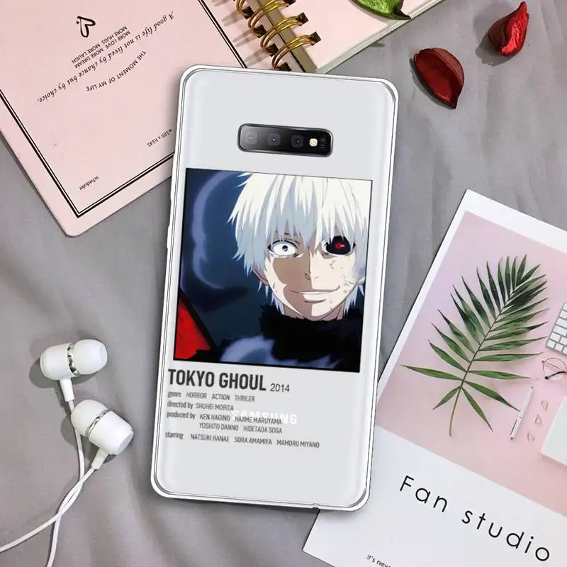 

Tokyo Ghoul Anime pattern Phone Case Transparent For Samsung Galaxy A 71 21s S note 8 9 10 plus 20 ultra