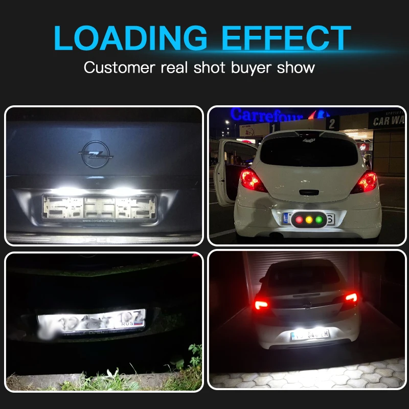 Светодиодный номерной знак для OPEL VAUXHALL MOKKA Insignia Sports Tourer Cadillac GMC Chevrolet Cruze Camaro Corvette 2
