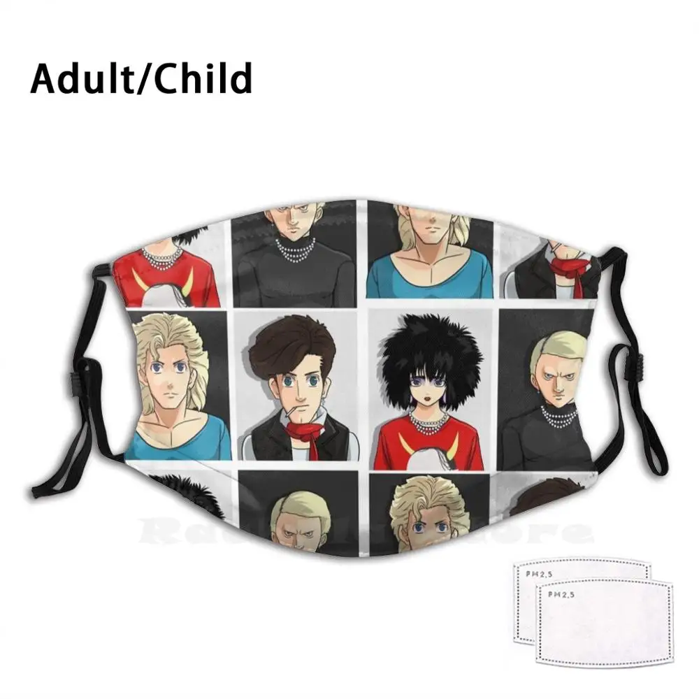 

Маска для лица Siouxsie и The Banshees многоразовая, фильтр Pm2.1388, с забавным принтом, кожаная куртка в стиле панк и гот