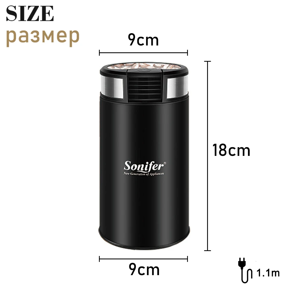 

Mini Electric Coffee Grinder Maker Beans Grain Spices Mill Herbs Nuts Herb Grinder Cafe Electric Coffee Mill 220v