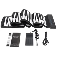 usb 6188 keys roll up flexible piano silicone portable foldable soft keyboard electronic piano instrument