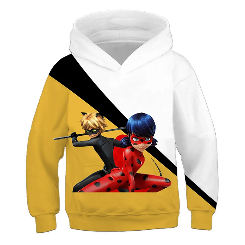 

2021 autumn new 3D children's hoodie baby anime cartoon pullover teenager student casual fashion sports sweater 4-14T