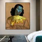 Tretchikoff Женский портрет воспроизведение картины маслом на холсте настенные художественные Плакаты для гостиной