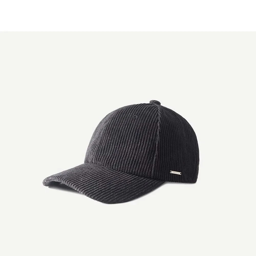 

Four Seasons Unisex Baseball Caps Japanese Style Corduroy Sequin Decoration Outdoor Play Travel High Quality