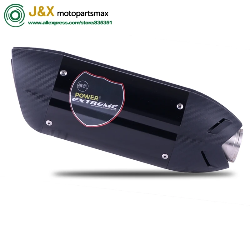 

Universal 36-51mm Motorcycle exhaust Modified Scooter Exhaust Muffle GY6 for All Motorcycle ZX10R Z800 Z900 Z1000 ER6N NC700