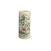 chinese old porcelainpastel china penholder vase