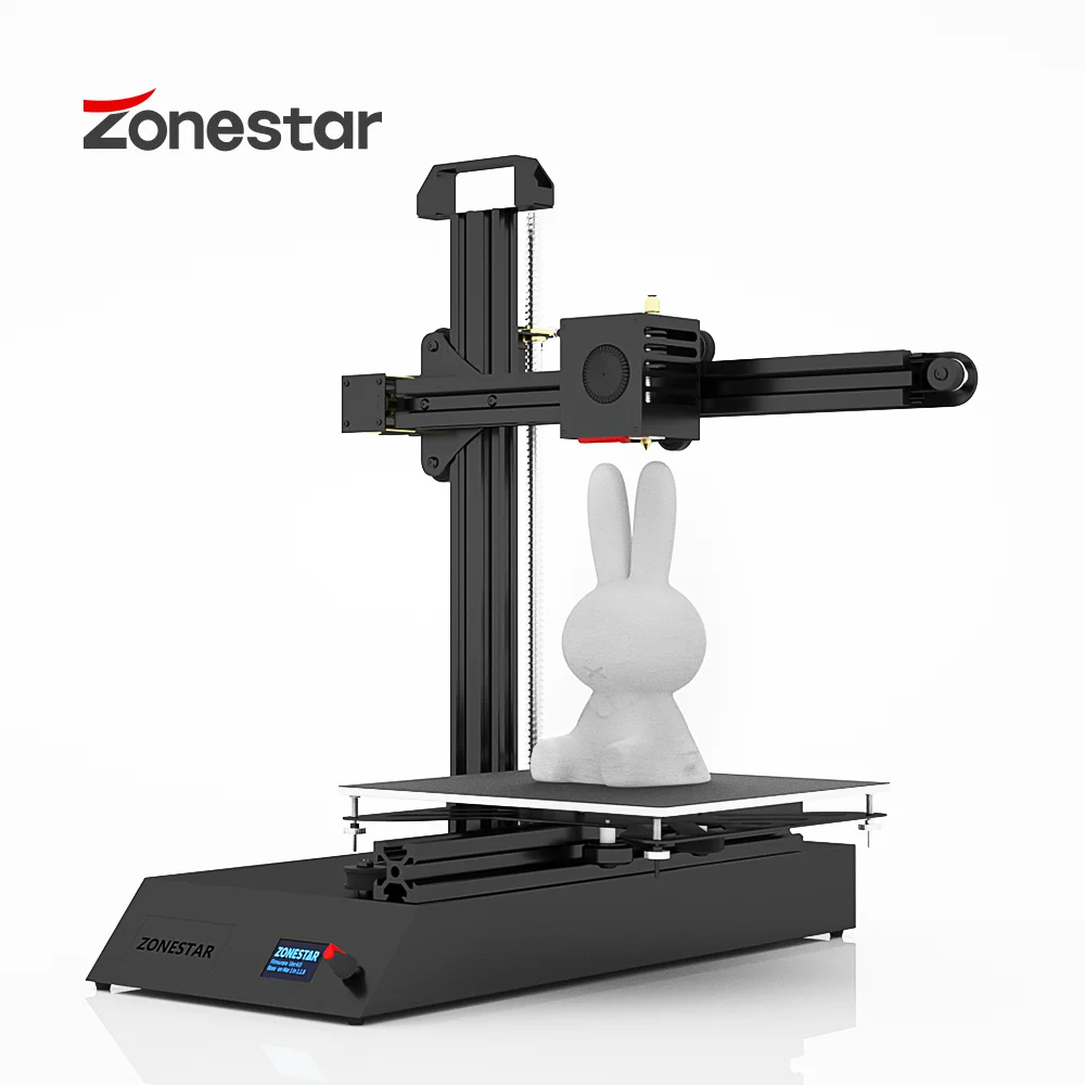Günstig ZONESTAR Tragbare Hohe Präzision Auflösung Einfach Installieren Ultra Silent Student Bildung Erste Entry Level Hallo Welt 3D Drucker