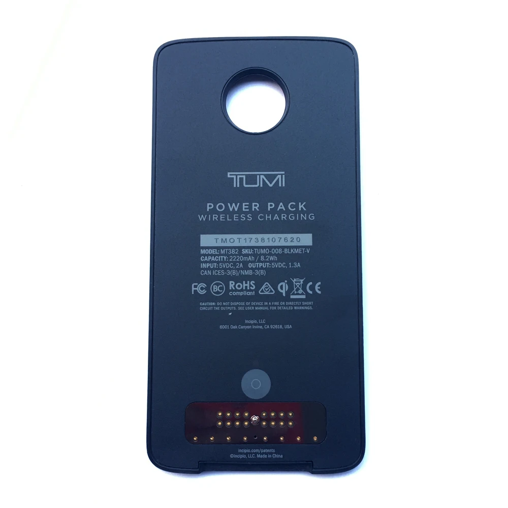 Мощность-серые кисточки с Беспроводной зарядки для Motorola Moto Z4 Z3 Z2 силы Z Play