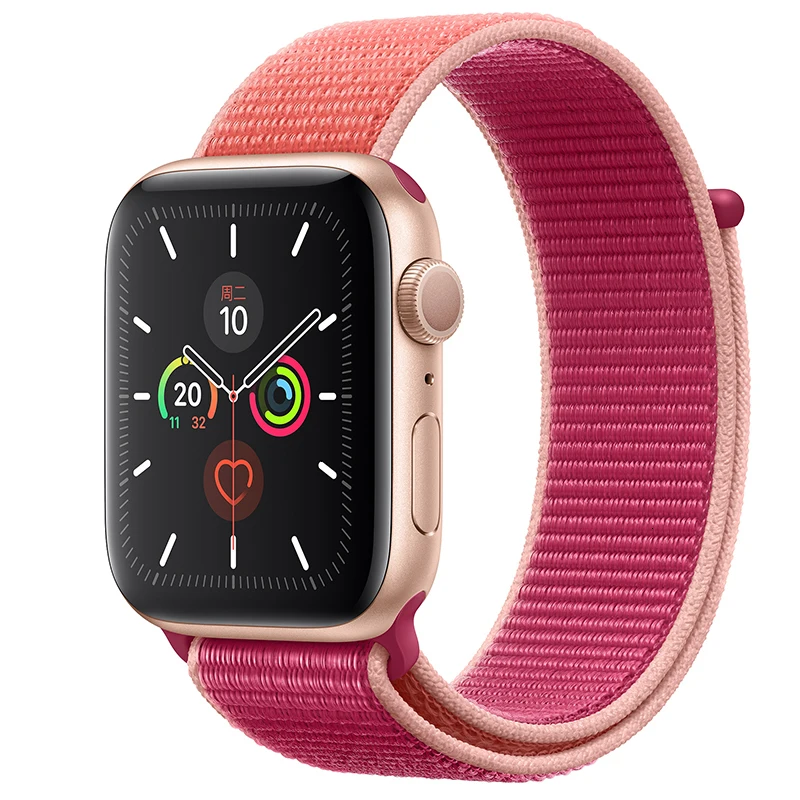 Нейлоновый ремешок для Apple Watch серии 5 42 мм iwatch 44 мм ремешок 38 мм 40 мм iwatch sreies 4 3 2 pulseira браслет ремешок для часов