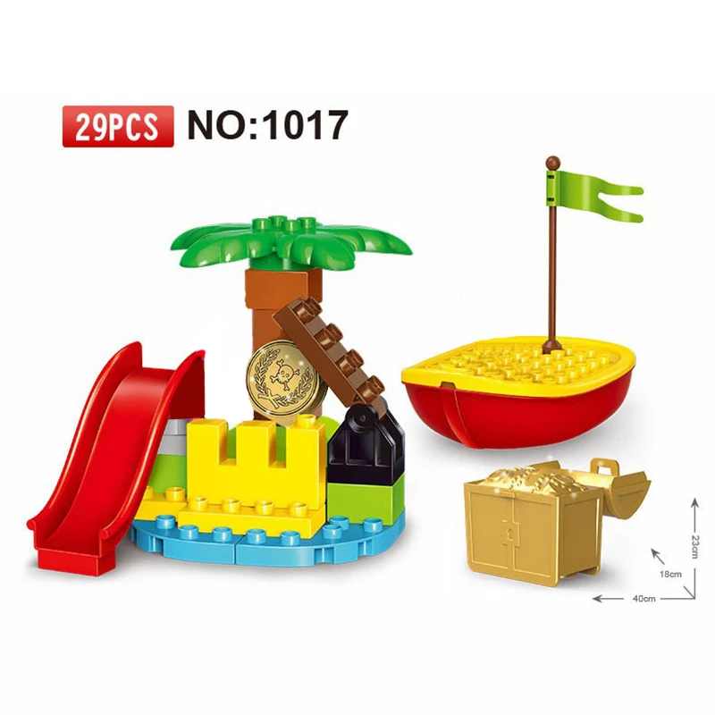 

Конструктор «Четыре пиратских войны», совместимый с развивающими игрушками