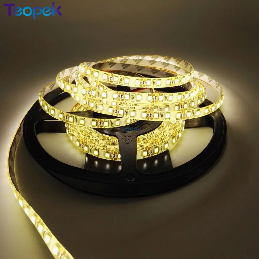 5 м 2835 3528 SMD Светодиодная лента 600 светодиодов 12 в 120 светодиодов/м гибкая