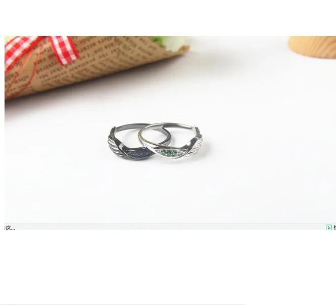 Кольцо для косплея Эрена джагера Аккермана из серебра 925 пробы с аниме атака на