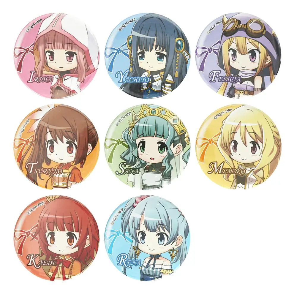 Волшебная запись игра Мадока значок аниме Kaname Madoka Felicia Yachiyo Kaede Momoko Sana Tsuruno