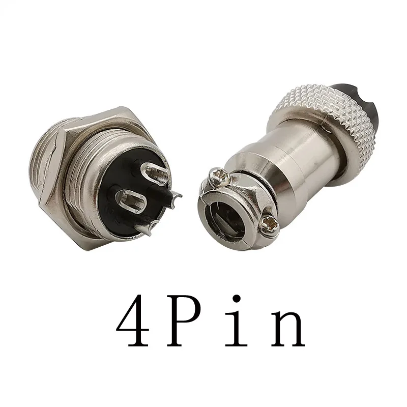2Pin 3Pin 4Pin 5Pin 6-контактный переходник с внутренней GX12 штекер + Женский Разъем 12 мм