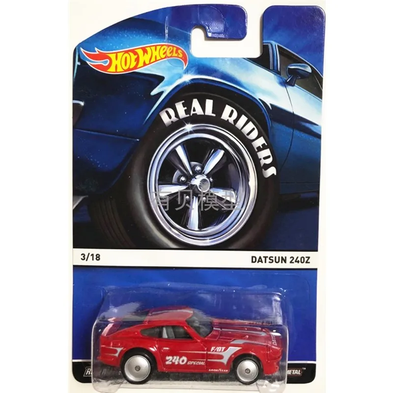 

Hotwheels cars 1/64 Datsun 240z fast than ever REAL RIDERS Collector Edition Metal Diecast Model Car