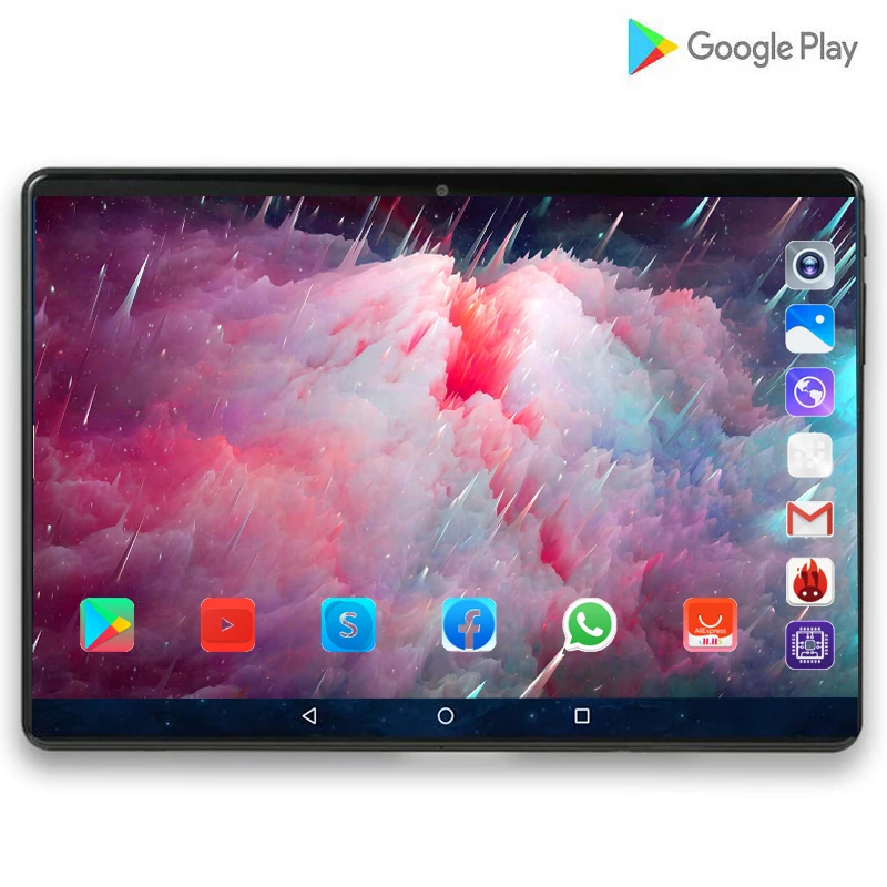 2020 планшет 128G Global Bluetooth Wifi Android 9 0 10 1 дюймов четыре ядра 6 ГБ ОЗУ 128 Гб ПЗУ 2.5D экран