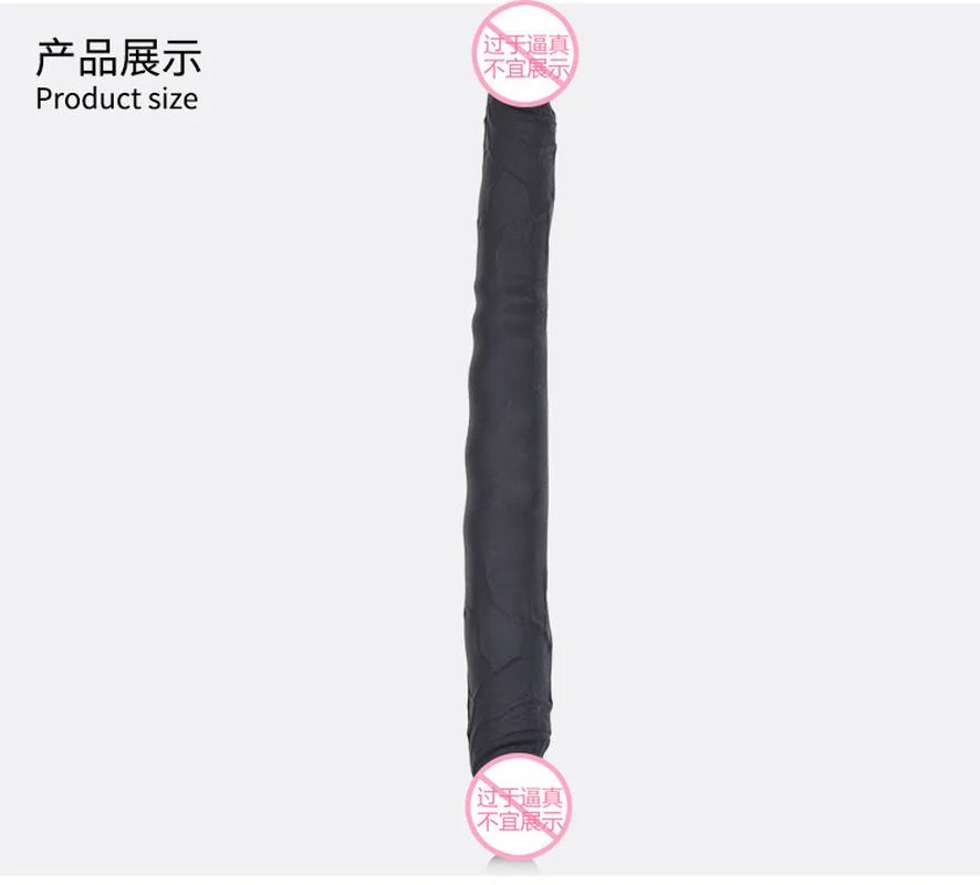 Силиконовый фаллоимитатор с двойной головкой мастурбатор для женщин лесбийский