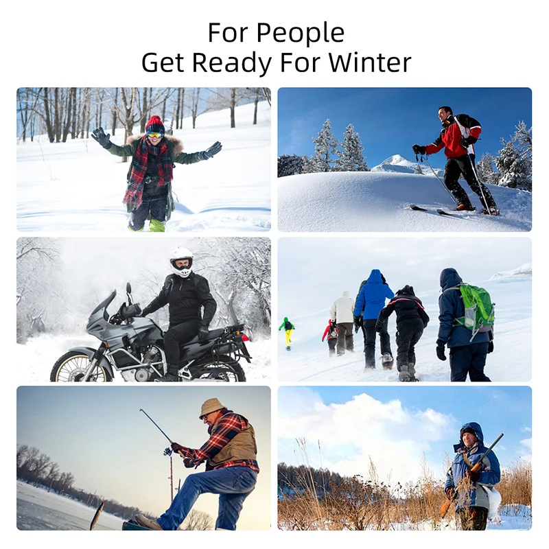 

Electric Heating Gloves Waterproof Adjustable Temperature Lithium Battery Powered Glove For Outdoor Ski Motorcycle Cycling