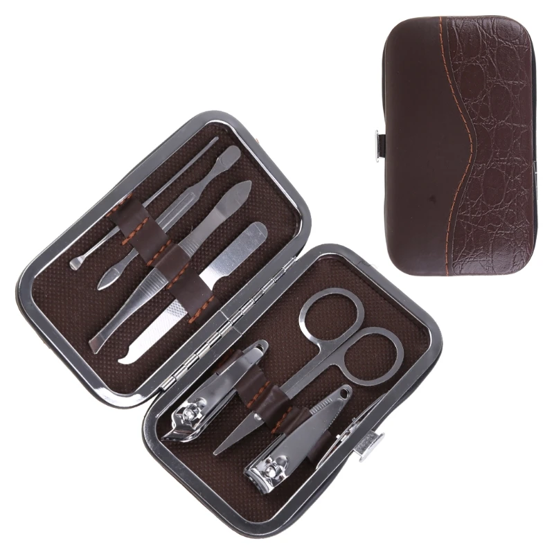 

7 шт., Машинка для маникюра и педикюра из нержавеющей стали