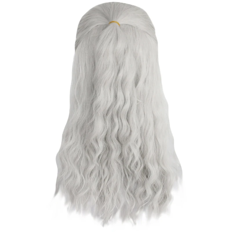 Парик для косплея мужчин и женщин Длинные прямые искусственные волосы из