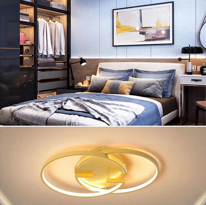 Chandelierrec AC90-260V потолочные люстры светильники Современные светодиодные люстры Гостиная Спальня низкие потолки канделябро