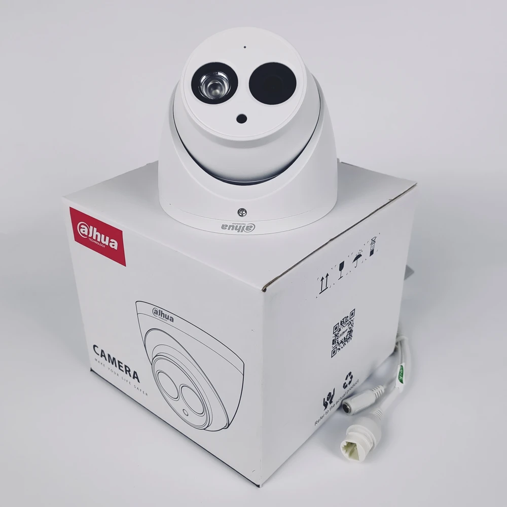Оригинальная английская версия dahua Φ 8 Мп POE IR eyeball сетевая камера видеонаблюдения