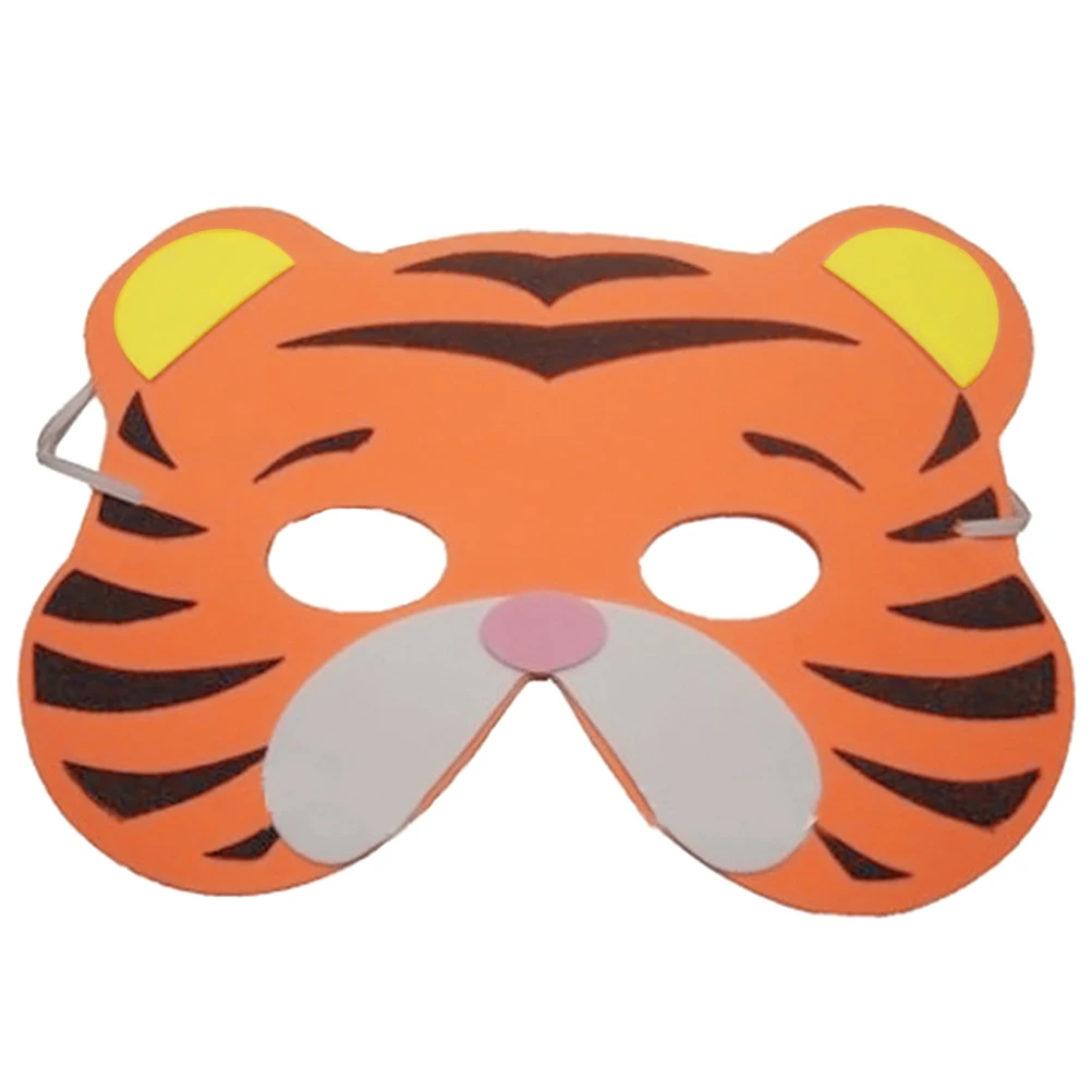 6 шт. ассорти EVA пены животных маски для детей день рождения сувениры платье