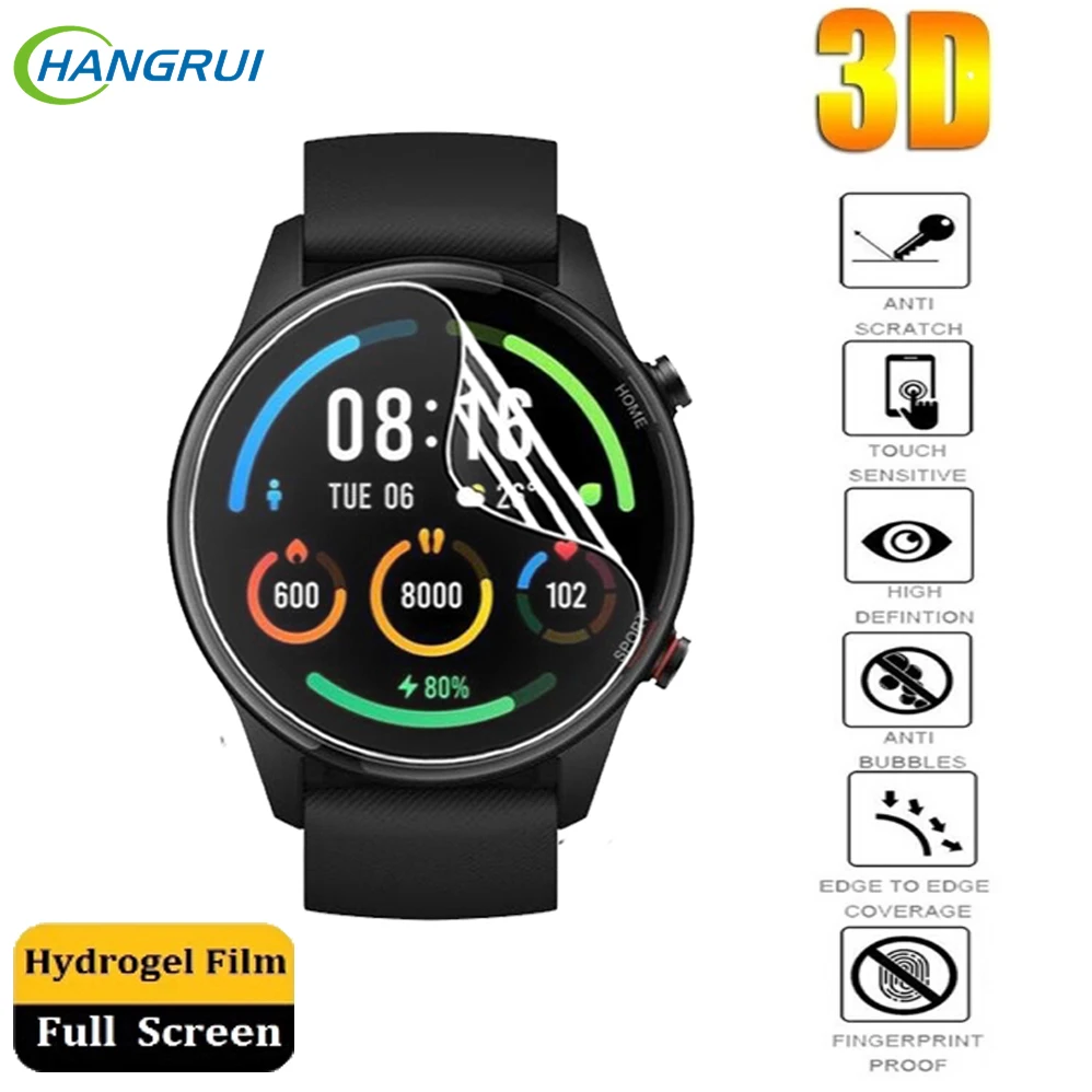 HD Screen Protector For Xiaomi Mi Watch Color Strap MiWatch Smart Watch Full Soft Protective Glass For Xiaomi Mi Watch Film