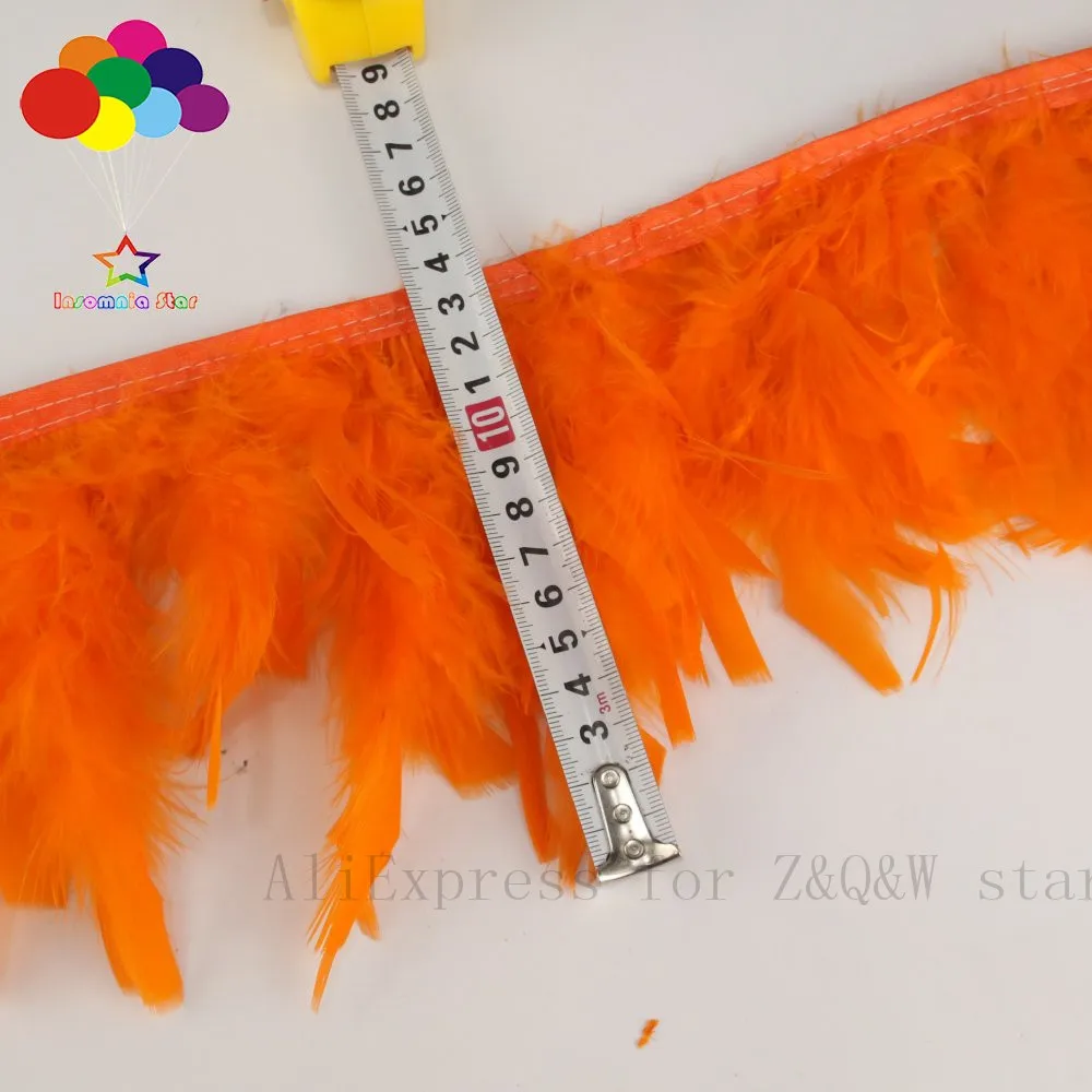 Wholesale10 15CM (4 6 дюймов) натуральные окрашенные оранжевые волосы для изготовления