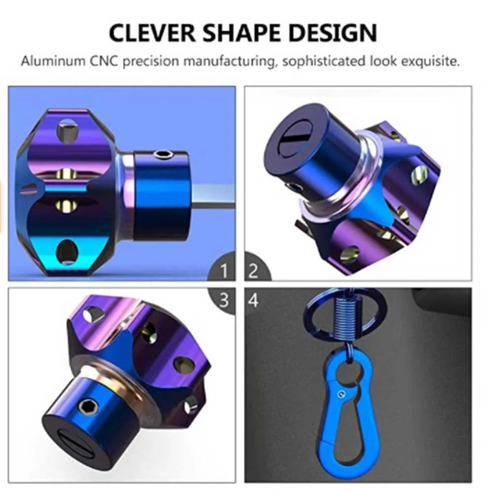 

Burn Blue Key Cover Key Ring DIY Key Cover Universal W/ Key Ring Accessory
