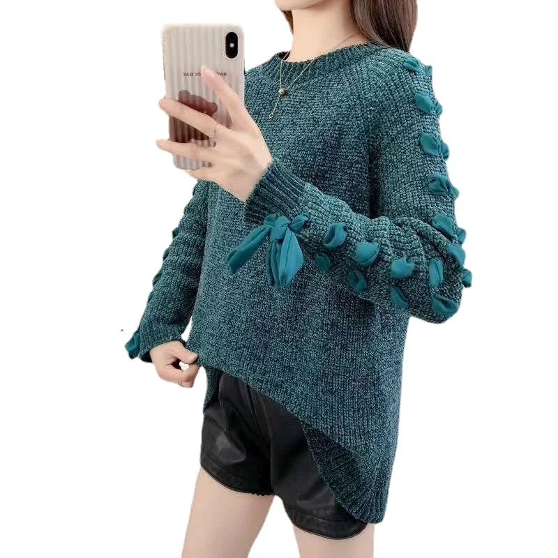 

Autumn 2021 Women Fashion Pullover Female High Quality Brand Sweater Tops Ladies Sweaters BB-081