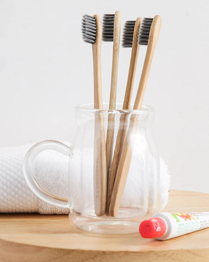 12 шт. Экологичная щетка для зубов натуральная чистая бамбуковая зубная Мягкая