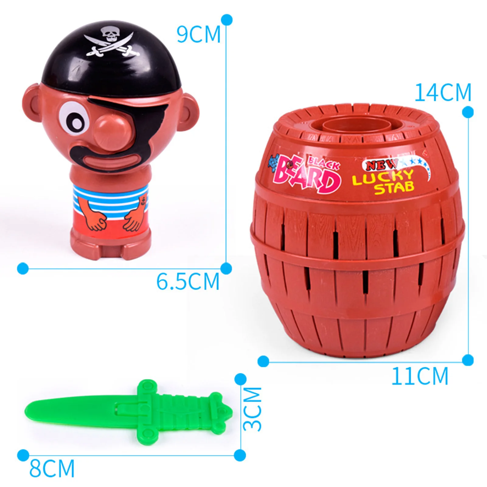 

Pop Up Pirate Pirate Barrel Game Multi-player Two-Player Lucky Stab Pop Up Games Funny Novelty Children Kids Gadget Jokes Game