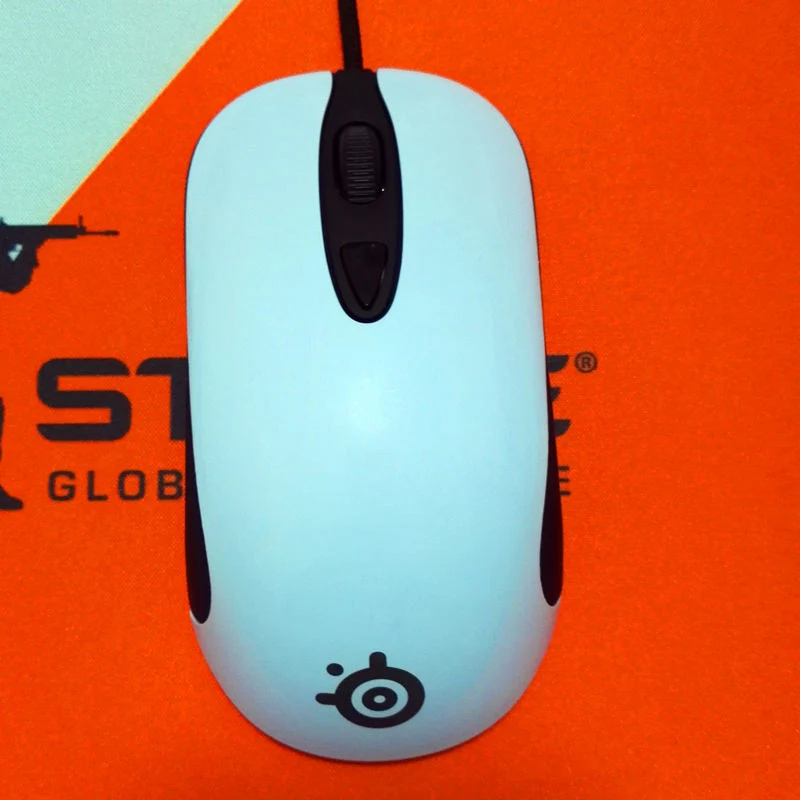 Kinzu v2 White Оригинальная игровая мышь SteelSeries Kinzu V3/V2, USB Проводная оптическая мышь 2000 dpi Steelseries - Цвет: Kinzu v2 White