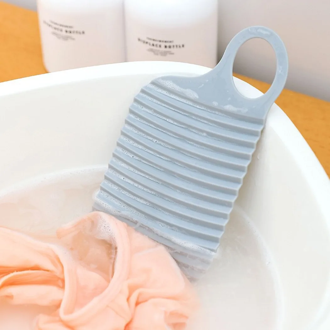 

Household Lazy Washboard Portable Plastic Underwear Washboard Mini Washboard White Gray For Washing Clothes Convenient