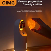 300ml projector wireless air humidifier usb ultrasonic cool mist maker fogger home room fragrance projection lamp aroma diffuser