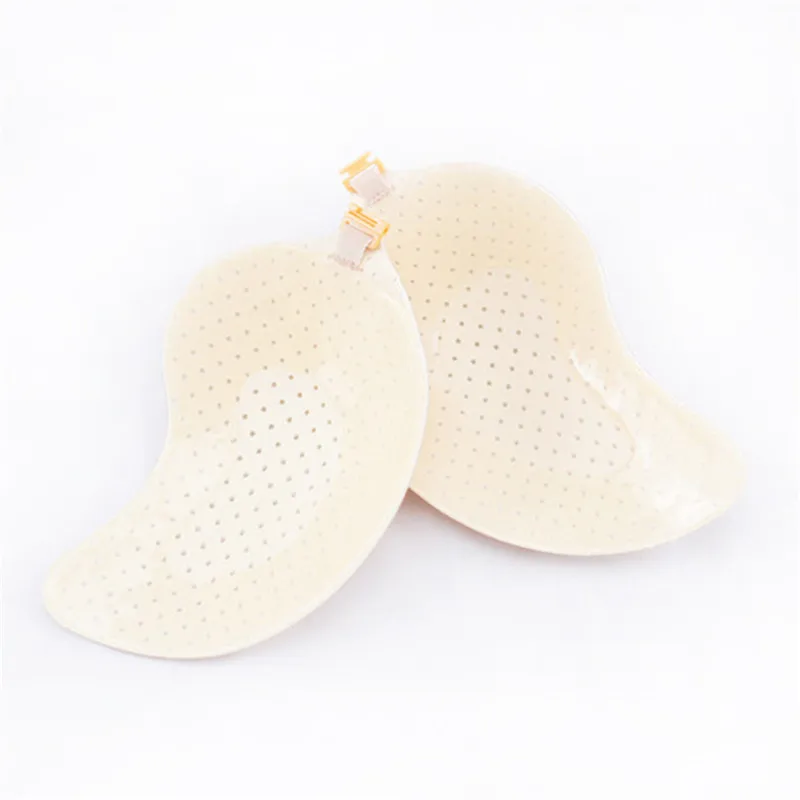 Женские Дышащие самоклеющиеся пуш-ап бюстгальтеры силиконовые чашки-вкладыши A-D