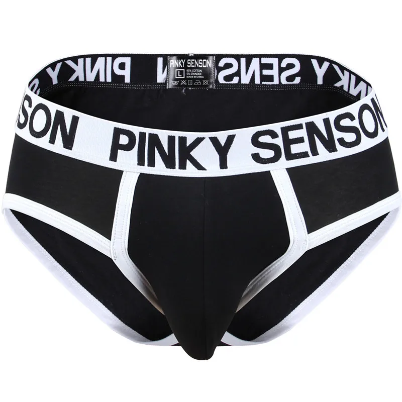 PK104 black Orlvs, Брендовые мужские боксеры, хлопковое сексуальное мужское нижнее белье, мужское нижнее белье, мужские трусы, шорты, боксеры с рисунком, u-образная выпуклая сумка для геев - Цвет: PK104 black