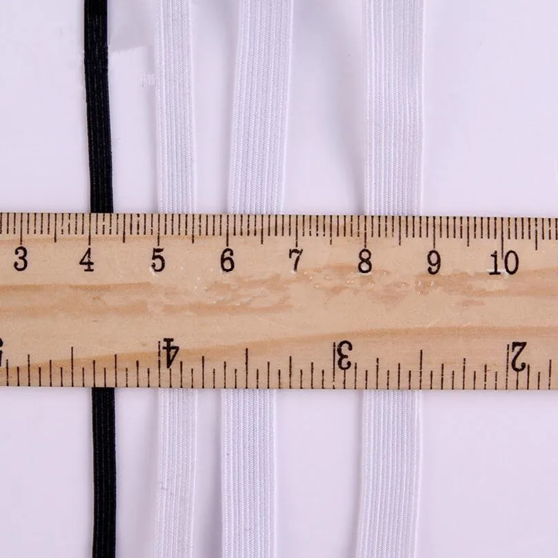 10 ярдов тканый плоский вязаный эластичный шнур для рукоделия эластичная лента