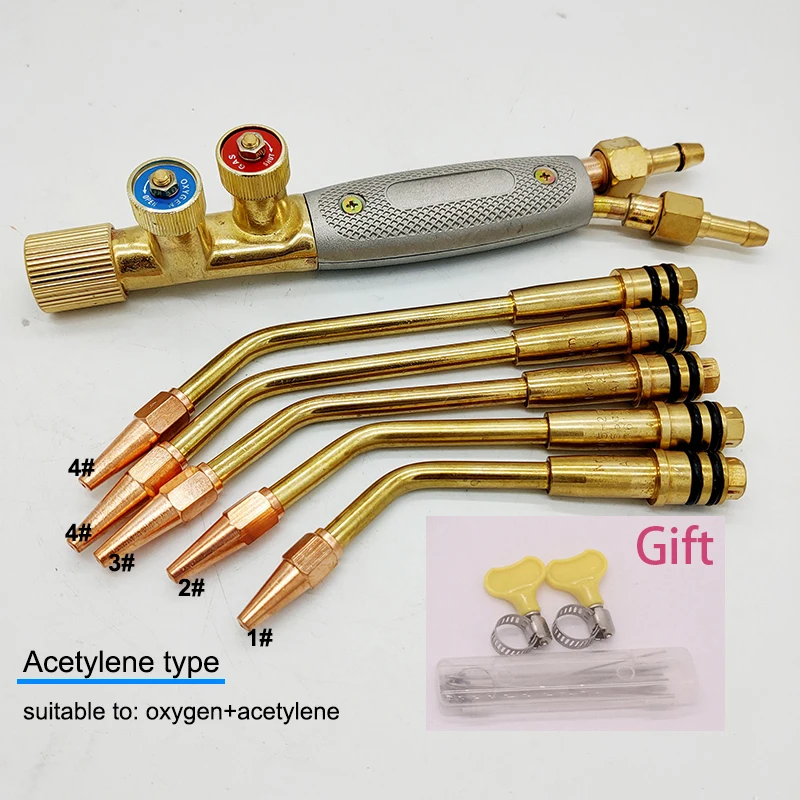 Топ японский тип кислородно ацетиленовый сварочный пистолет пропановый газовый