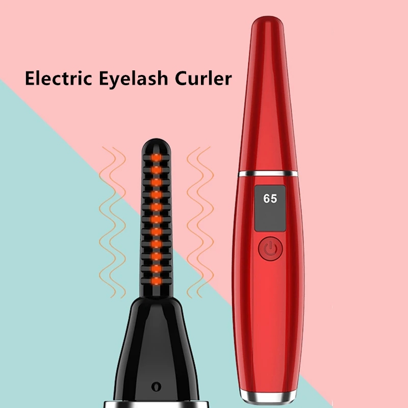 Новый ЖК дисплей электрический щипцы для завивки ресниц комплект USB
