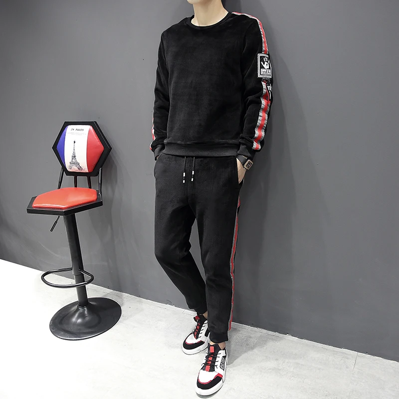 Тренировочный мужской спортивный костюм Mannen осенние толстовки с капюшоном +