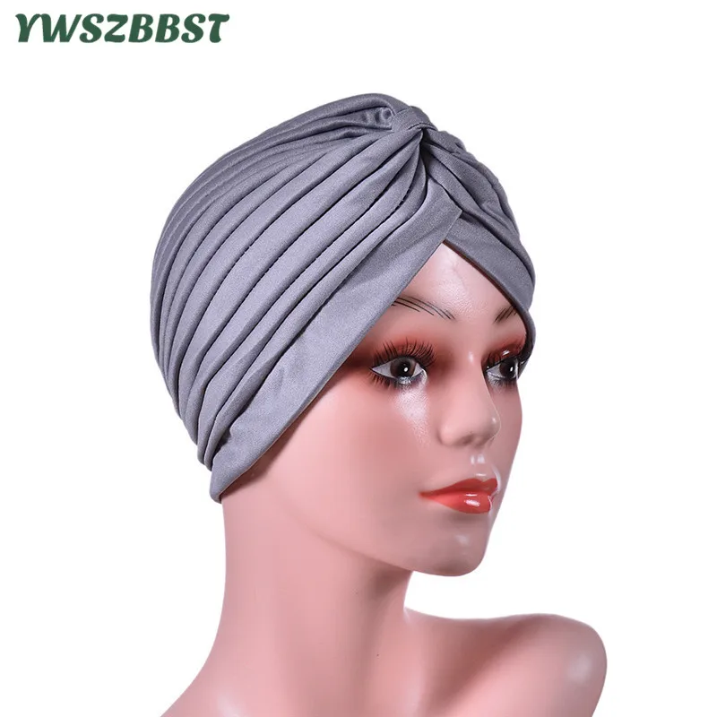 Новая весенне-Осенняя шапка-тюрбан для женщин и мужчин мусульманские шапочки
