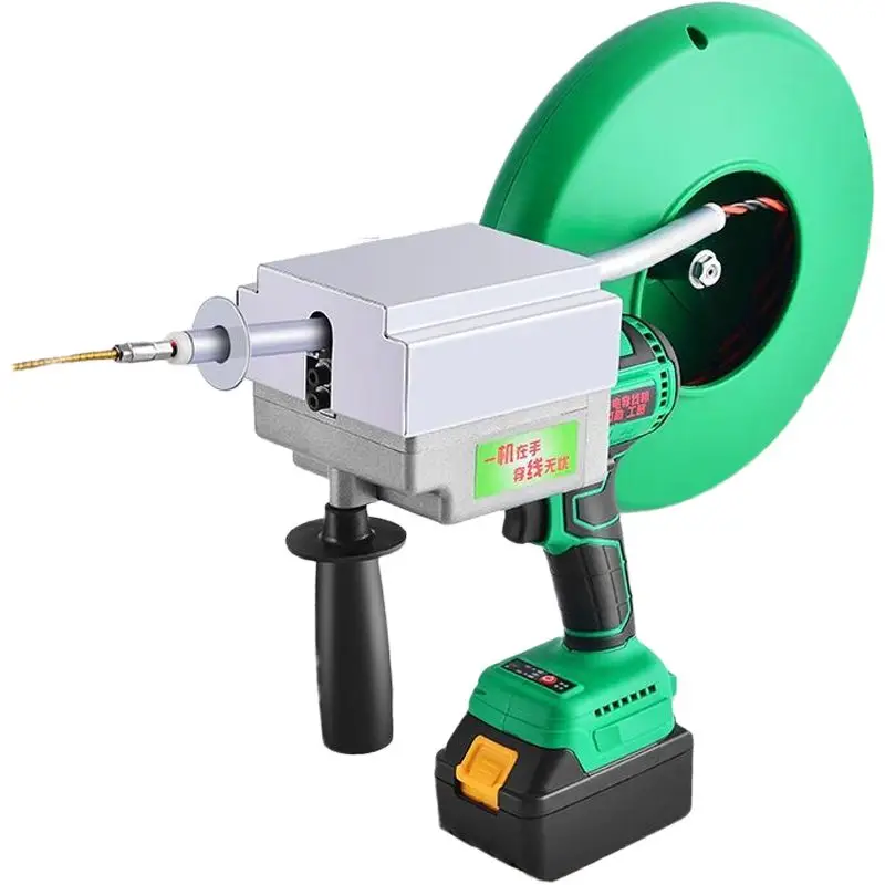 

40m/Min Lithium Battery Charging Threading Machine Fully Automatic Electrician Electric Threader Equipment Pull Wire Lead Tools