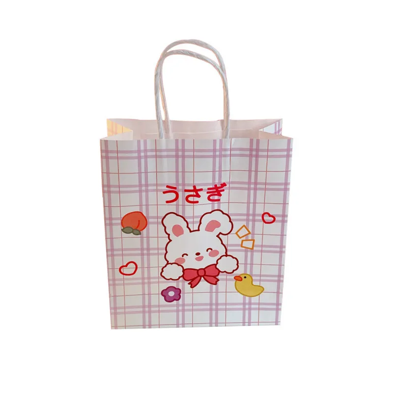 

Ins Cartoon Cute Bear Paper Bag Girl Heart Bunny Gift Bag Packing Bag Photography Props Paper Carrier Bag Storage