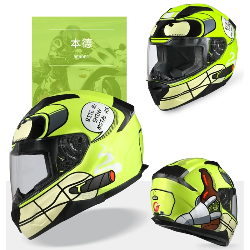 2020 Новый мотоциклетный шлем на все лицо Casco Moto Профессиональный гоночный X301 для
