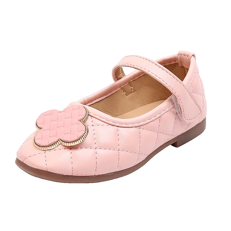 

Girls Princess Shoes 2022 Summer New Kids Fashion Flats Childrens Soft Bottom Black Shoes Foreign Style Cute Non-slip 21-36 Hot
