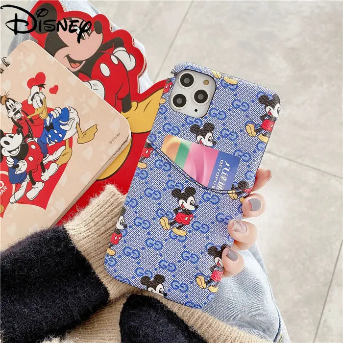 

Disney cartoon Mickey lady mobile phone shell big-name card case for8p/xs/xr/se/11/11pro/11promax/xsmax/12pro/12promax