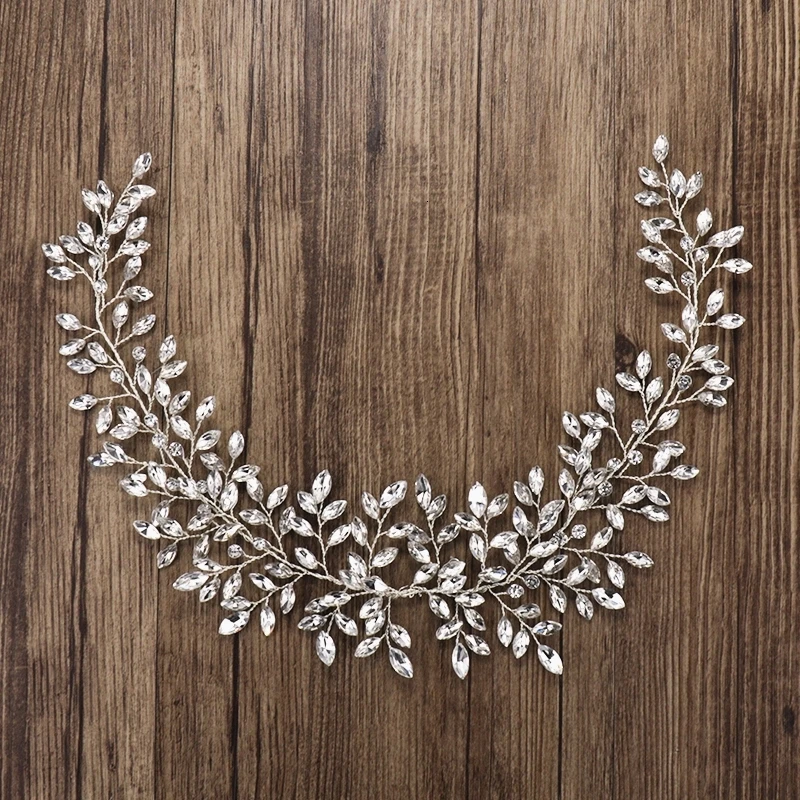 Свадебные аксессуары для волос Хрустальная лента роскошные украшения парадный