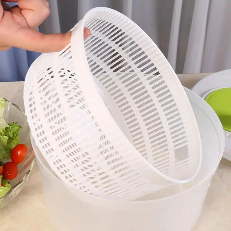 Большая Ручная сушилка для салата бытовой обезвоживатель овощей | Дом и сад